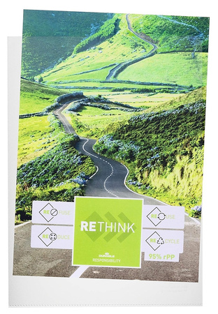 Obwoluty Durable A4/100µm Typ L krystaliczne (100)