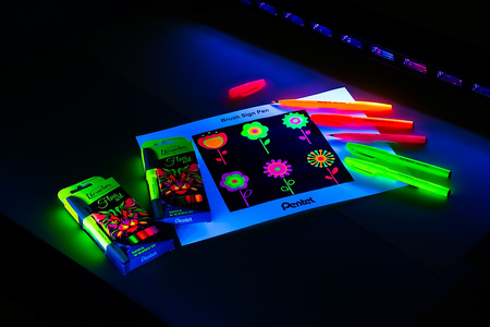 Pisaki pędzelkowe Pentel Brush Sign Pen SES15C 5 kolorów