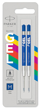 Wkłady żelowe Parker Quink Gel M niebieske