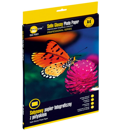 PAPIER FOTO YELLOW ONE A4 260g SATYNOWANY (20)