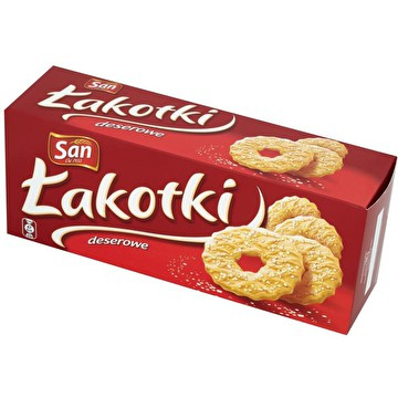 CIASTKA SAN ŁAKOTKI 168g Z CUKREM