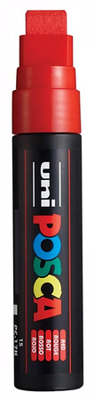 Marker z farbą plakatową Uni POSCA PC-17K 15mm czerwony