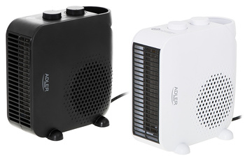 Termowentylator ADLER AD 7725b, z regulacją siły nadmuchu, czarny