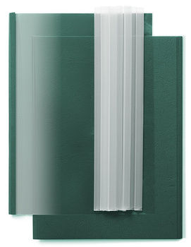 Zestaw do oprawy dokumentów Dovre Express A4/4.5mm zielony (10)