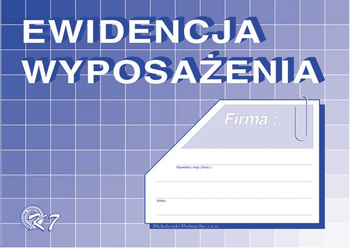 EWIDENCJA WYPOSAŻENIA A5