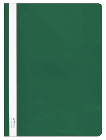 Skoroszyt DONAU, PVC, A4, twardy, 150/160mikr., czerwony