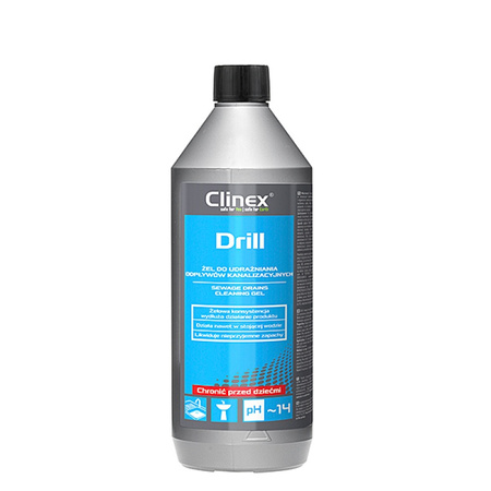 Żel Clinex 1L Drill (do udrażniania odpływów kanalizacyjnych)