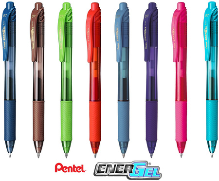 Pióro kulkowe Pentel EnerGel BL107 fioletowe