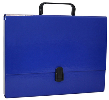 Teczka kartonowa z rączką Office Products A4/50mm granatowa