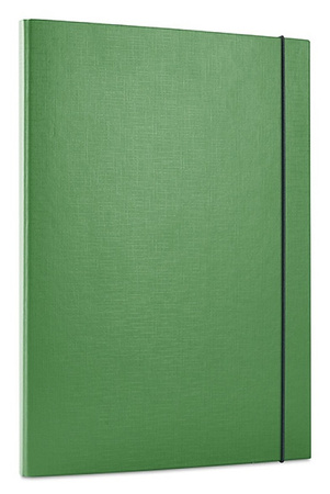 Teczka z gumką OFFICE PRODUCTS, PP, A4/15, 3-skrz., niebieska