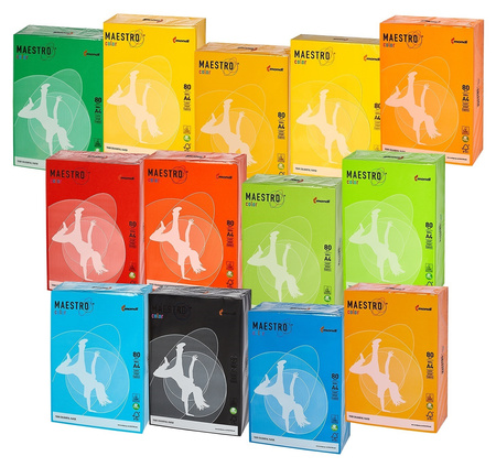 Papier Maestro Color A4/80g Intens ciemnozielony (500)