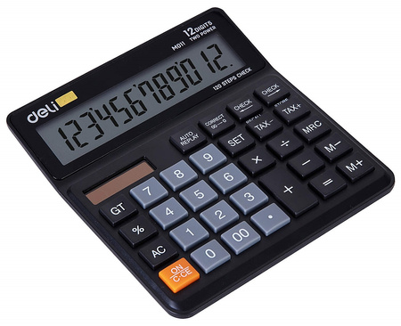 Kalkulator Deli M01120 czarny