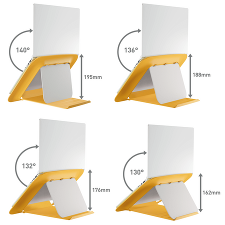 Podstawa pod laptop Leitz Ergo Cosy ciepły żółty