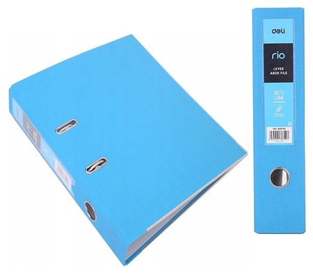 Segregator Deli Rio A4/76mm niebieski