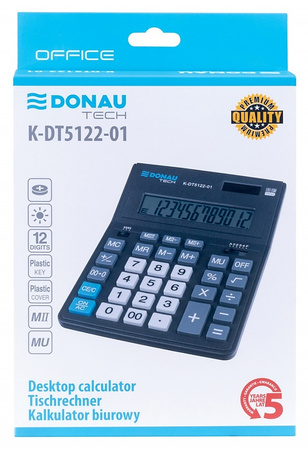 Kalkulator Donau Tech K-DT5122-01 czarny