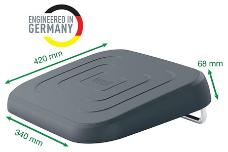 Podnóżek Leitz Ergo regulowany szary