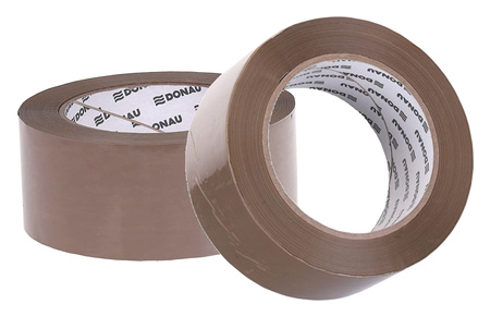 Taśma pakowa DONAU Hot-Melt , 48mm, 132m, 40mikr., brązowa