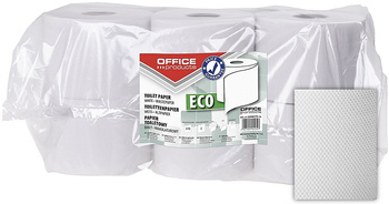 Papier toaletowy Office Products 63m 2w makulatura biały (12)