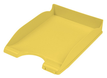 Szufladka na biurko DONAU LIFE, polistyren, pastel, żółta