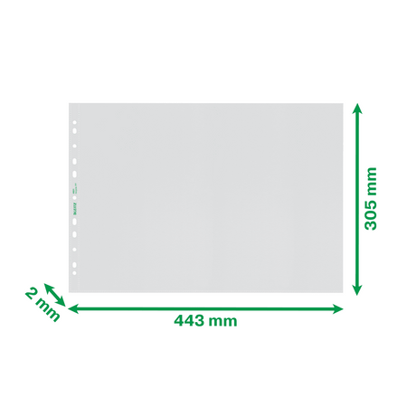 Koszulki Leitz Recycle A3/100µm groszkowe (25)