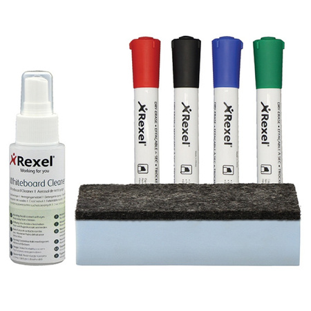 ZESTAW DO TABLIC REXEL WHITEBOARD CLEANING KIT