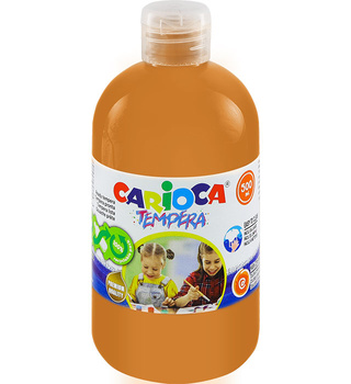 Farba tempera Carioca 500ml jasnobrązowa