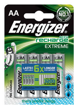 Akumulatorki Energizer Extreme AA HR6 2300mAh (4)