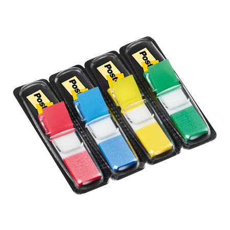 ZAKŁADKI POST-IT 12*43mm 4 KOLORY (4*35)