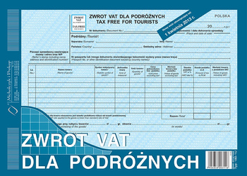 ZWROT VAT DLA PODRÓŻNYCH A4 (OFFSET)