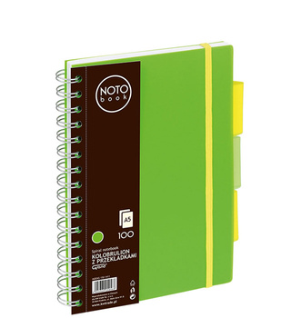 Kołobrulion Grand NOTObook A5/100k kratka zielony
