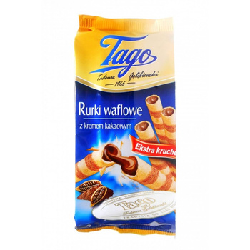 RURKI WAFLOWE TAGO z KREMEM KAKAOWYM 160g