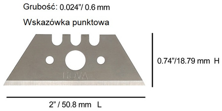 Ostrza do noża bezpiecznego PHC B1117-9 (10)