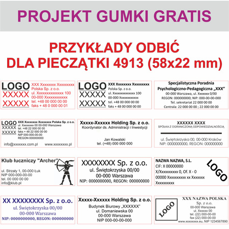 GOTOWA PIECZĄTKA TRODAT PRINTY 4913