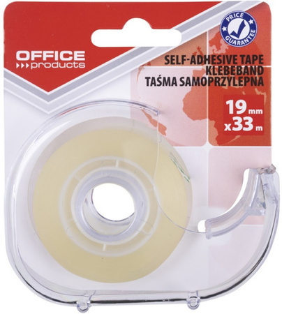 Taśma biurowa Office Products 19mm/30m transparentna