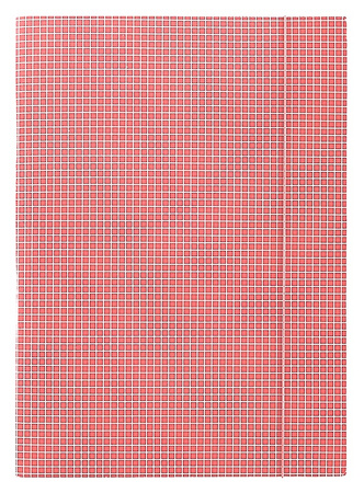 Teczka kartonowa z gumką Donau A4/400g w kratę czarna