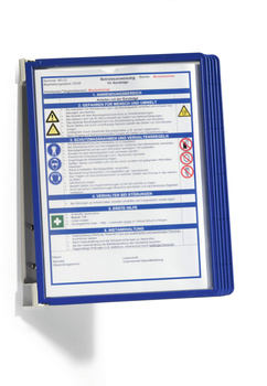 Panele prezentacyjne Durable Vario Wall 5 (na ścianę) granatowe