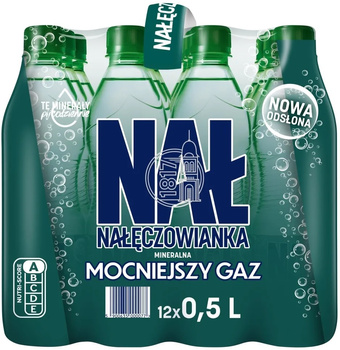 Woda Nałęczowianka 0.5L mocno gazowana (12)