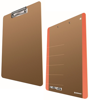 Deska z klipem Donau Life A4 pomarańczowa