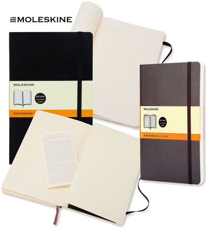 Notatnik Moleskine Classic L (13x21cm) linie czarny