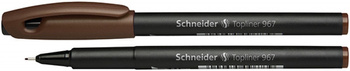 Cienkopis Schneider Topliner 967 0.4mm brązowy