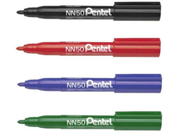 MARKER PERMANENTNY PENTEL NN50 CZERWONY