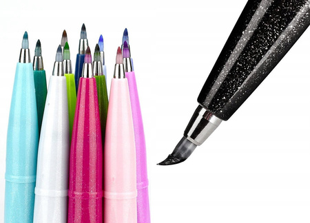 Pisaki pędzelkowe Pentel Brush Sign Pen SES15C 36 kolorów
