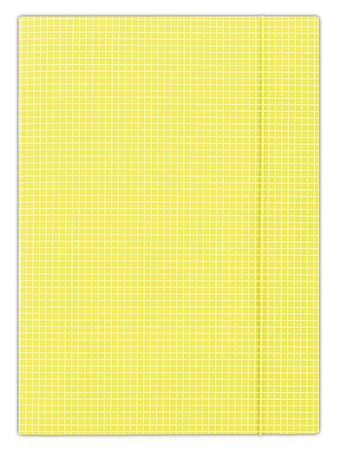 Teczka kartonowa z gumką Donau A4/400g w kratę zielona