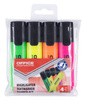 Zakreślacz fluorescencyjny OFFICE PRODUCTS, 2-5mm (linia), 4szt., mix kol.