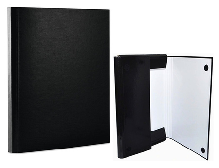 Teczka kartonowa z rzepem Office Products A4/4cm czerwona