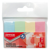 Zakładki indeksujące OFFICE PRODUCTS, papier, 20x50mm, 4x50 kart., zawieszka, mix kolorów pastel