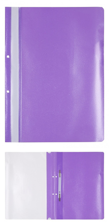 Skoroszyt OFFICE PRODUCTS, PP, A4, 2 otwory, 100/170mikr., wpinany, pomarańczowy