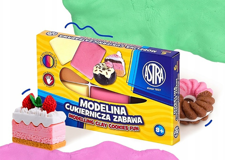 Modelina Astra 20g Cukiernicza zabawa x6 kolorów