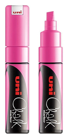 Marker kredowy Uni Chalk PWE-8K srebrny
