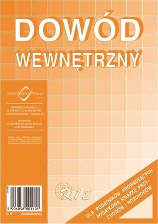 DOWÓD WEWNĘTRZNY A5